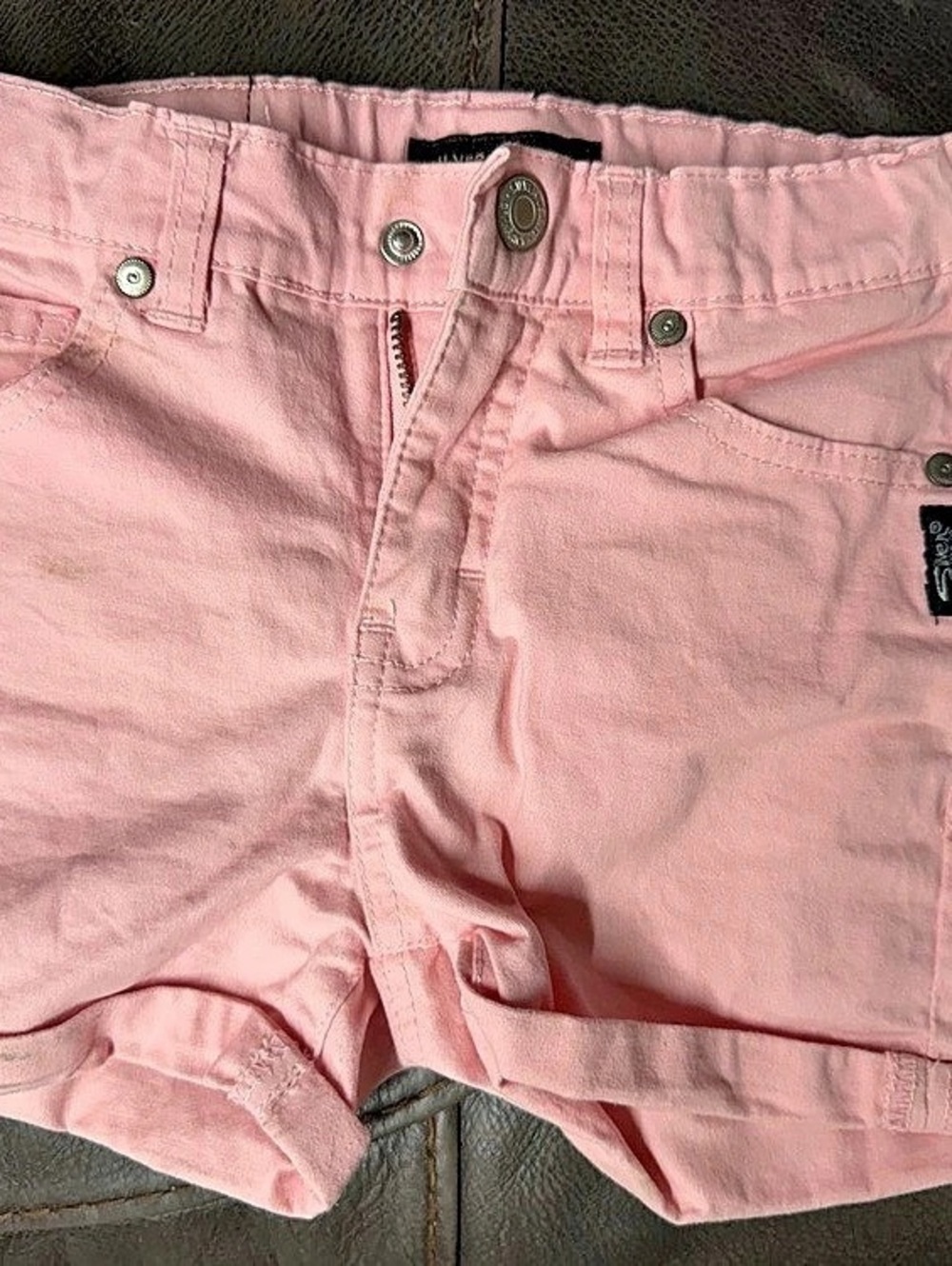 Silver Jeans Co. Lacy. Pink High Waist Shorts Size 6X